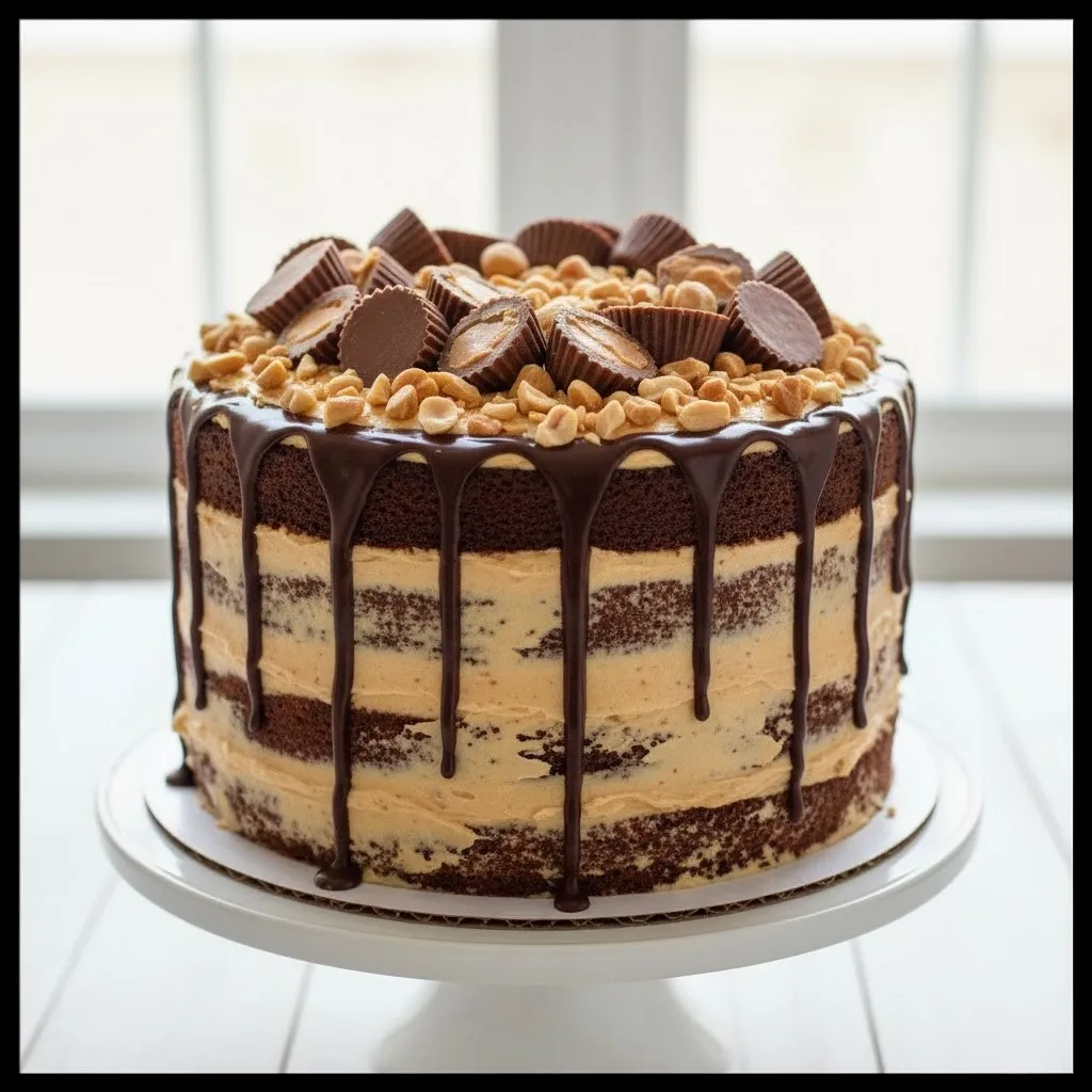 Chocolate Peanut Butter Cake