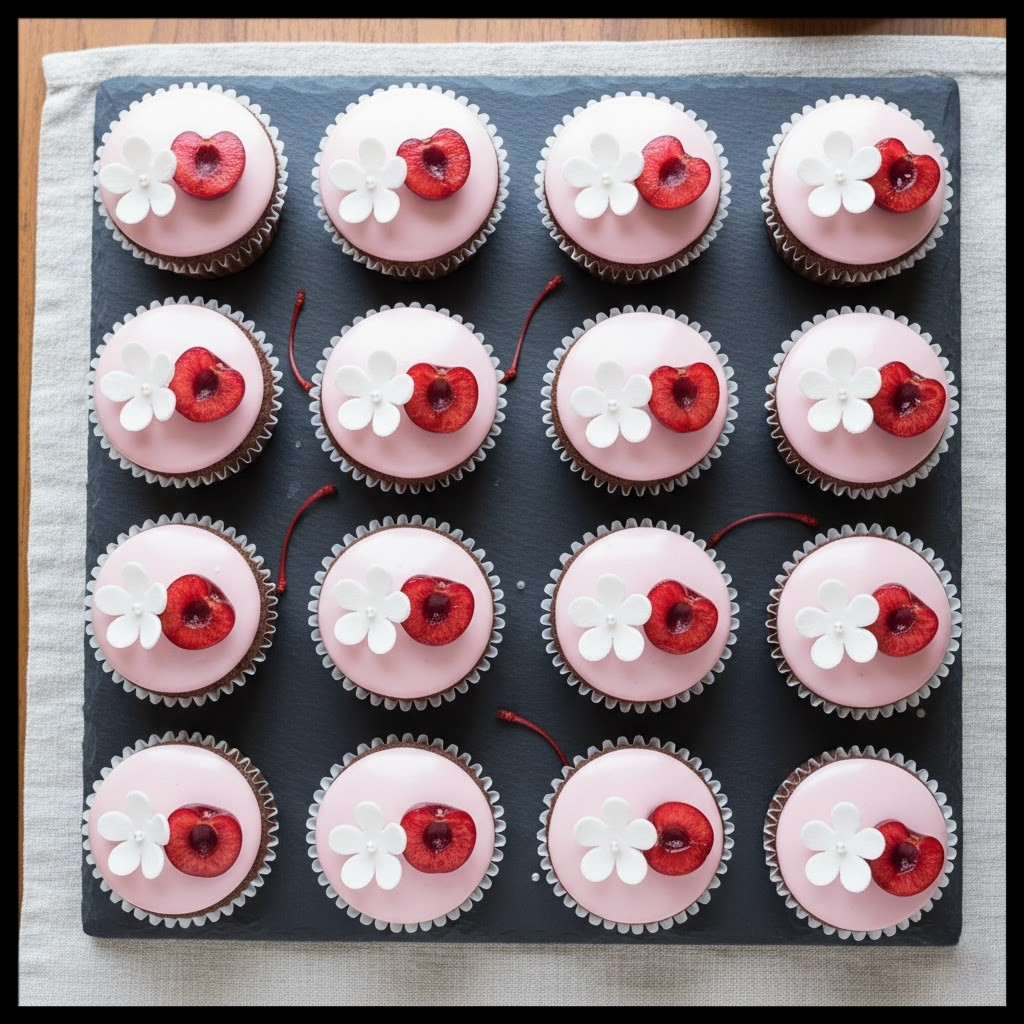 Mini Cherry Cakes