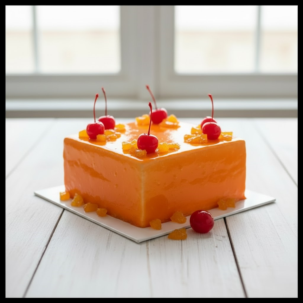 Mrs. Orange Cherry Cakes