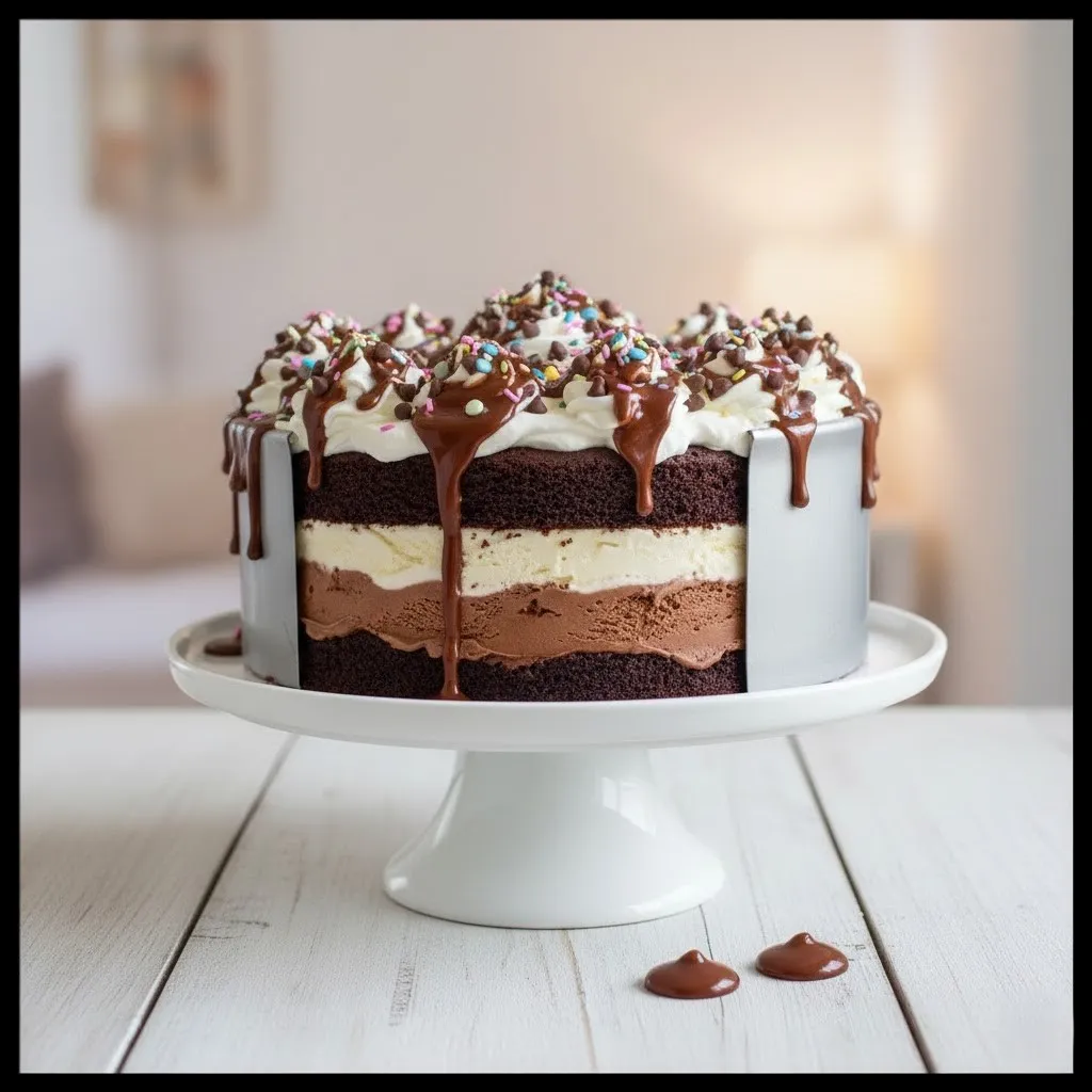 Chocolate Ice Cream Cake