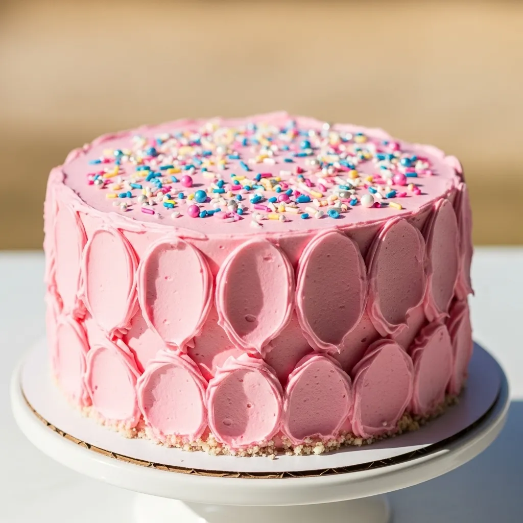 Funfetti Buttercream Textured Cake