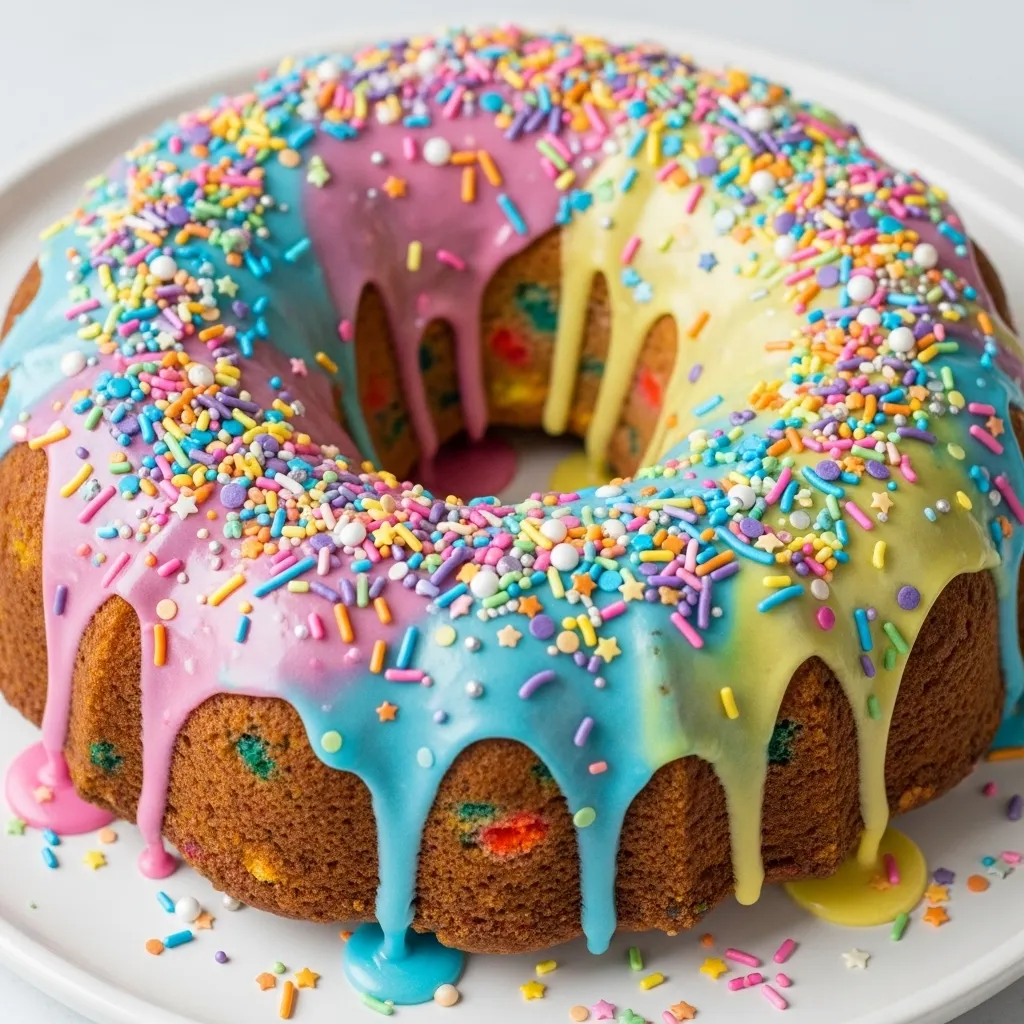 Funfetti Donut Cake