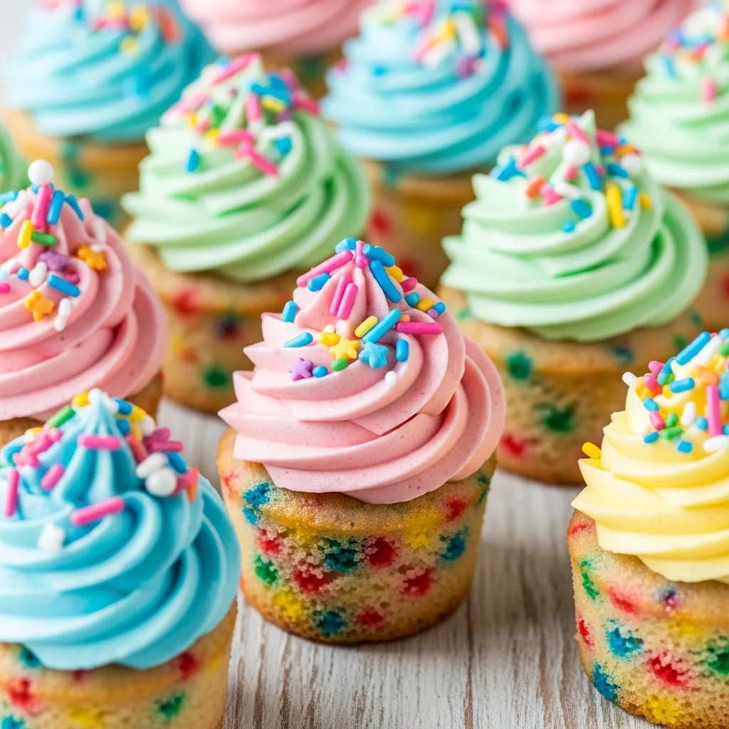 Mini Funfetti Cakes