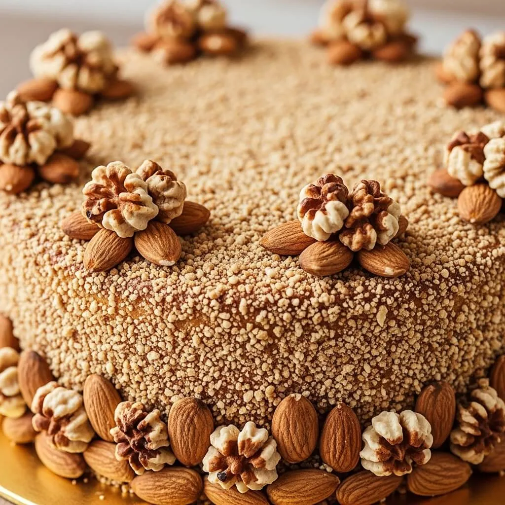 Almond Crunch Cake