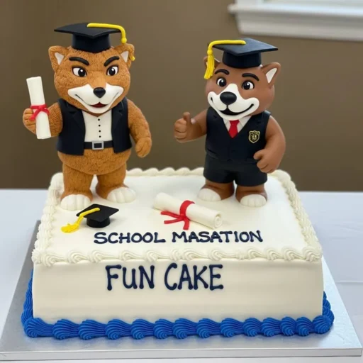 School Mascot Fun Cake