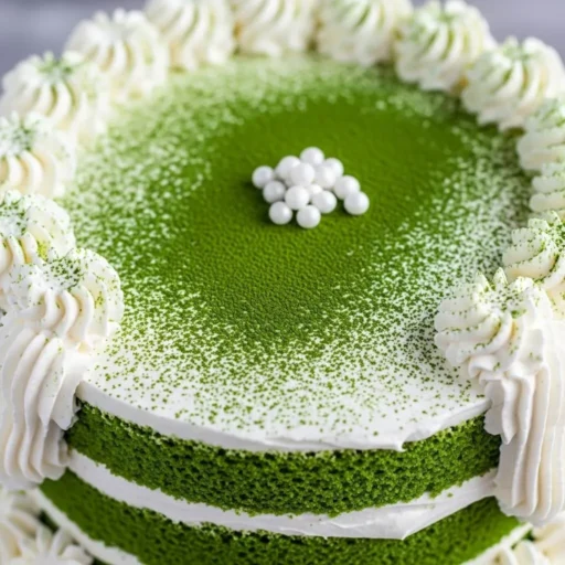 Matcha Green Tea Layer Cake