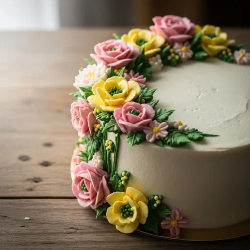 Floral Buttercream Cake