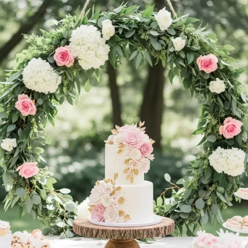 Garden Party Floral Hoop