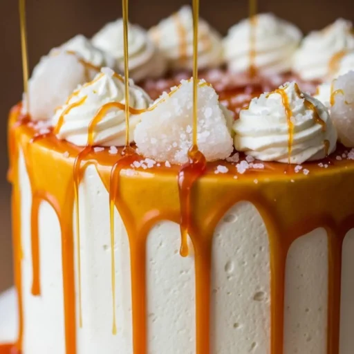 Salted Caramel Drip Cake