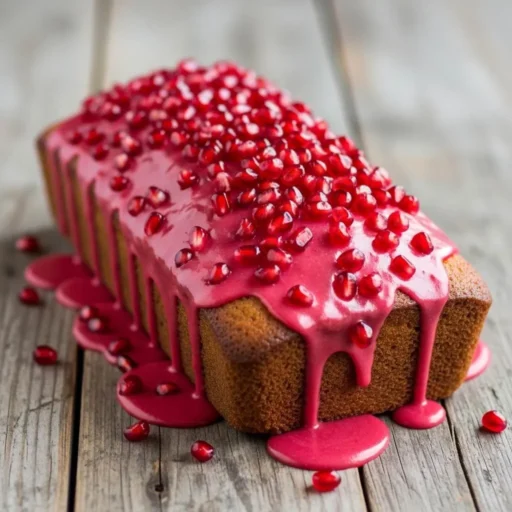 Pomegranate Lemon Loaf
