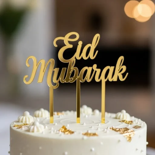 DIY Cake Topper with Skewers and Card