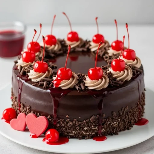 Cherry Cordial Chocolate Cake