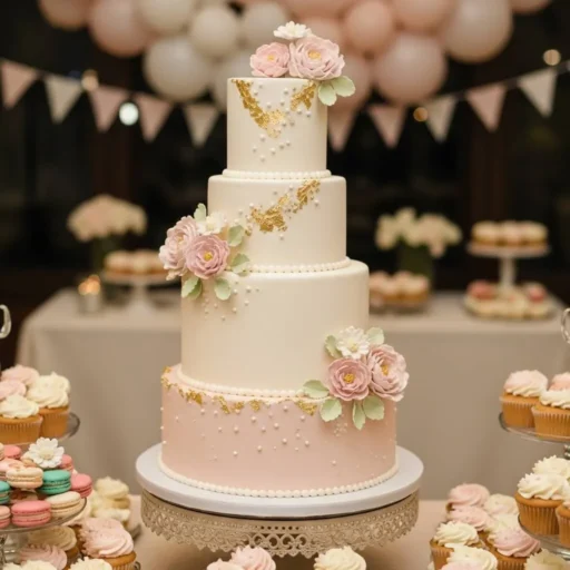 Dessert Table Centerpiece Cake