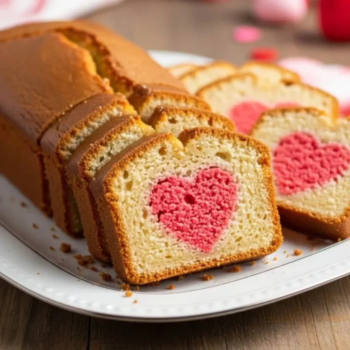 Heart Cut-Out Surprise Cake