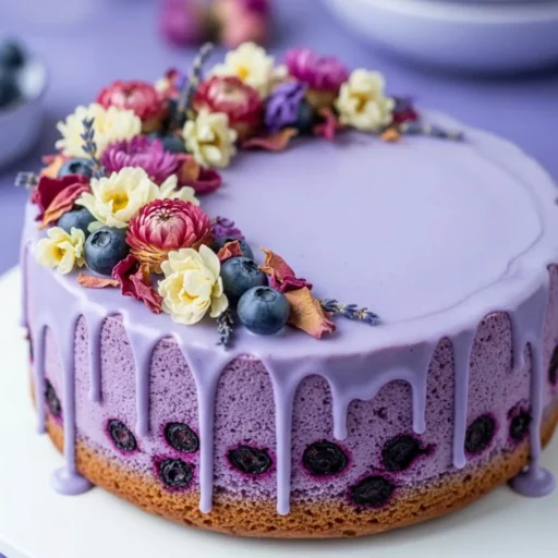 Lavender and Blueberry Loaf