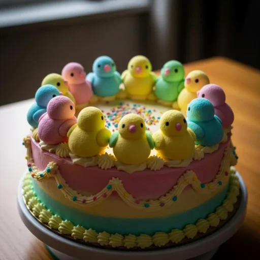 Peep Ring Cake