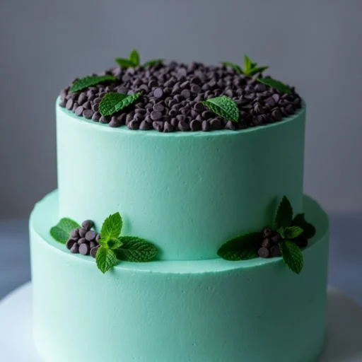 Mint Chip Cool Cake