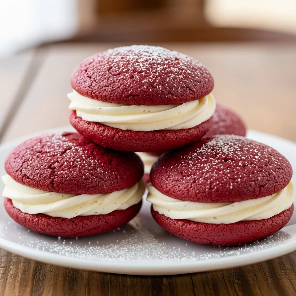 Velvet Whoopie Pies