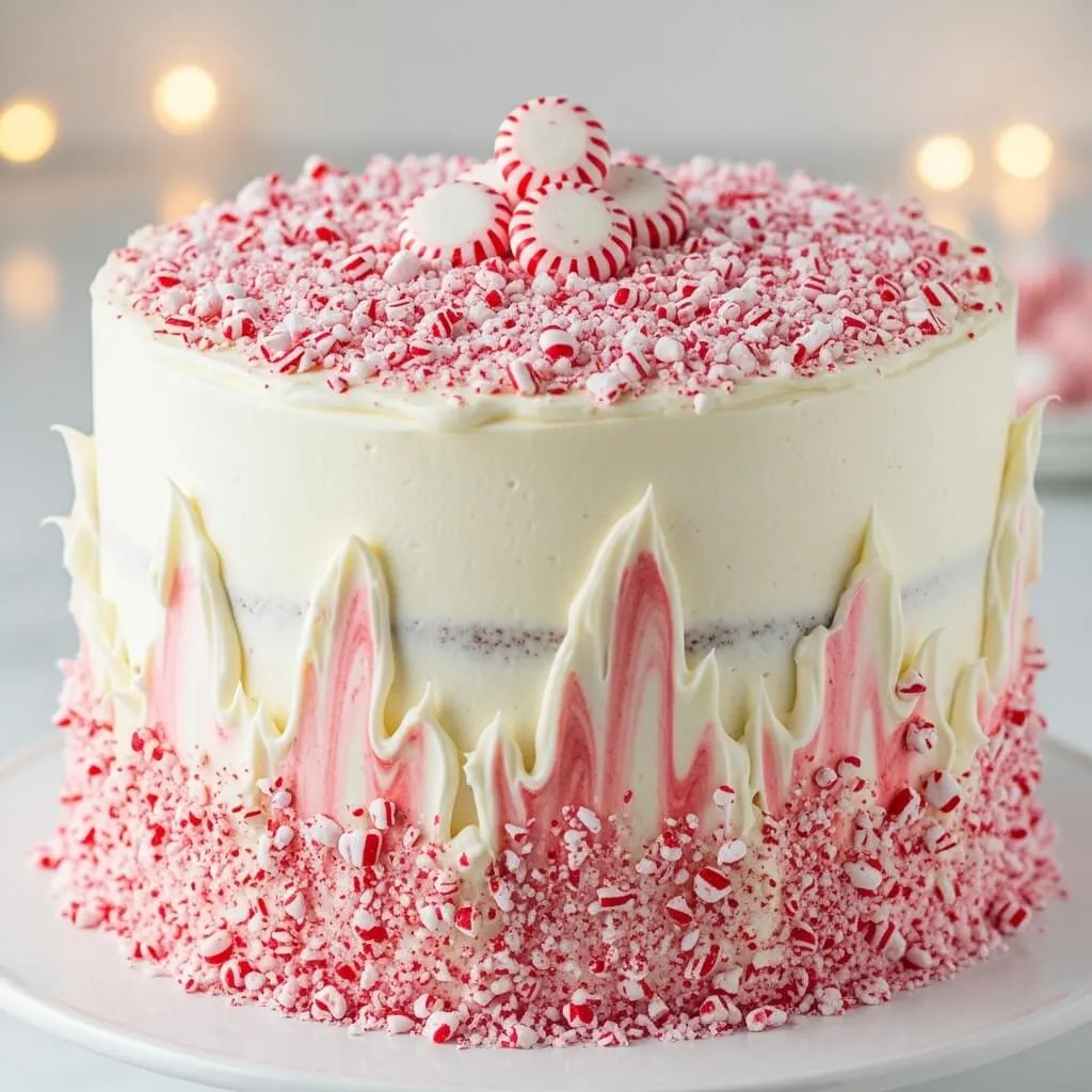 Peppermint Swirl Cake