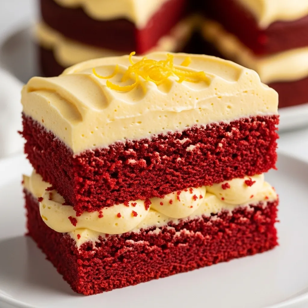 Velvet Layers with Citrus Frosting