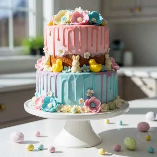 Pastel Drip Cake