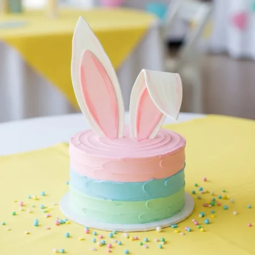 Bunny Ear Topper Cake