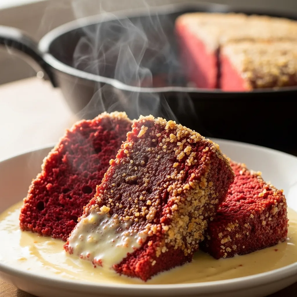 Velvet Cake French Toast