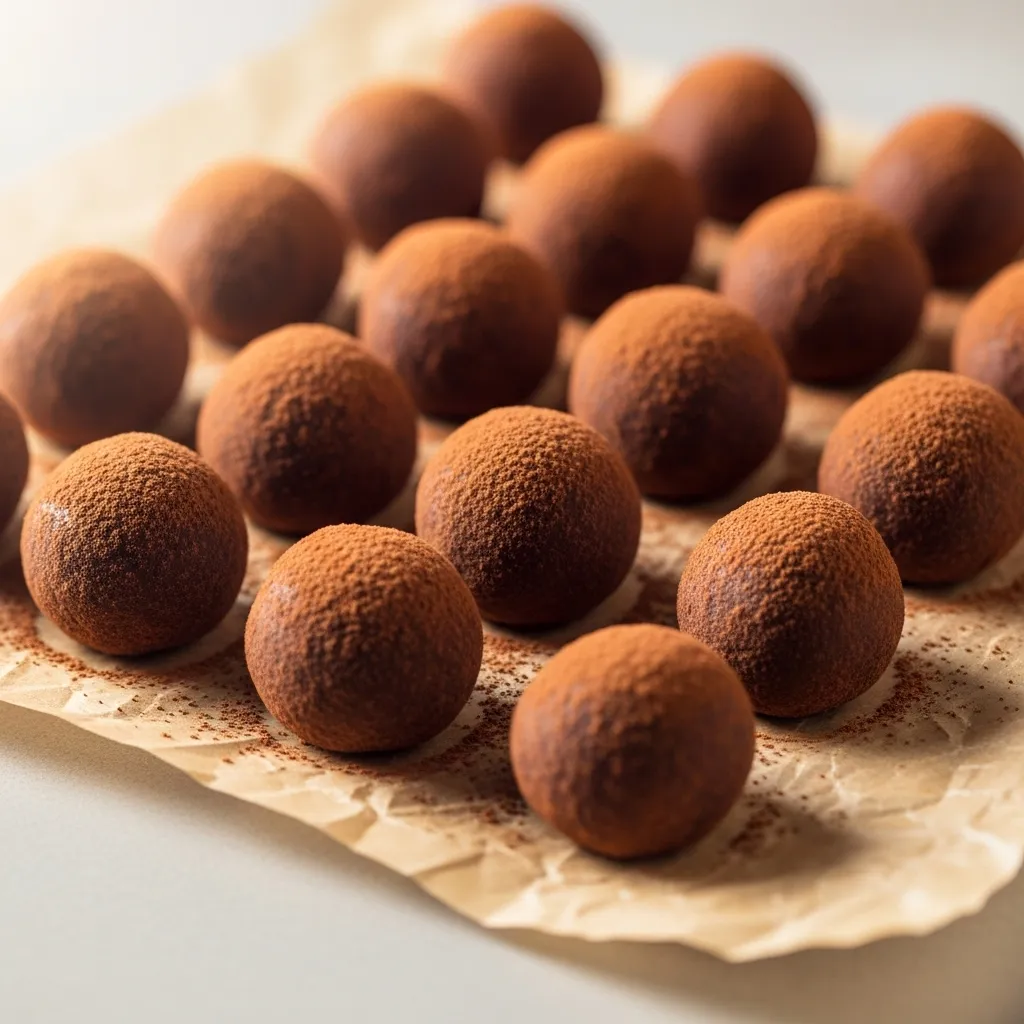 Velvet Cake Milk Truffles