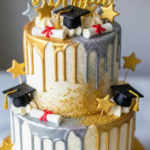 The Glitter Bomb Drip Cake