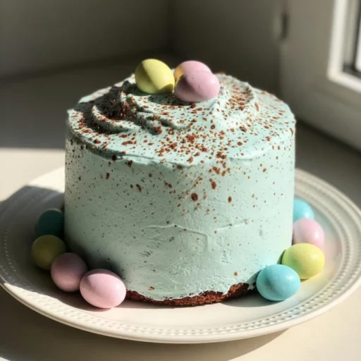 Speckled Robin’s Egg Cake
