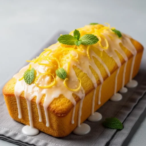 Classic Lemon Drizzle Loaf