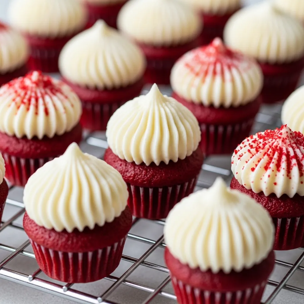 Mini Velvet Cupcakes