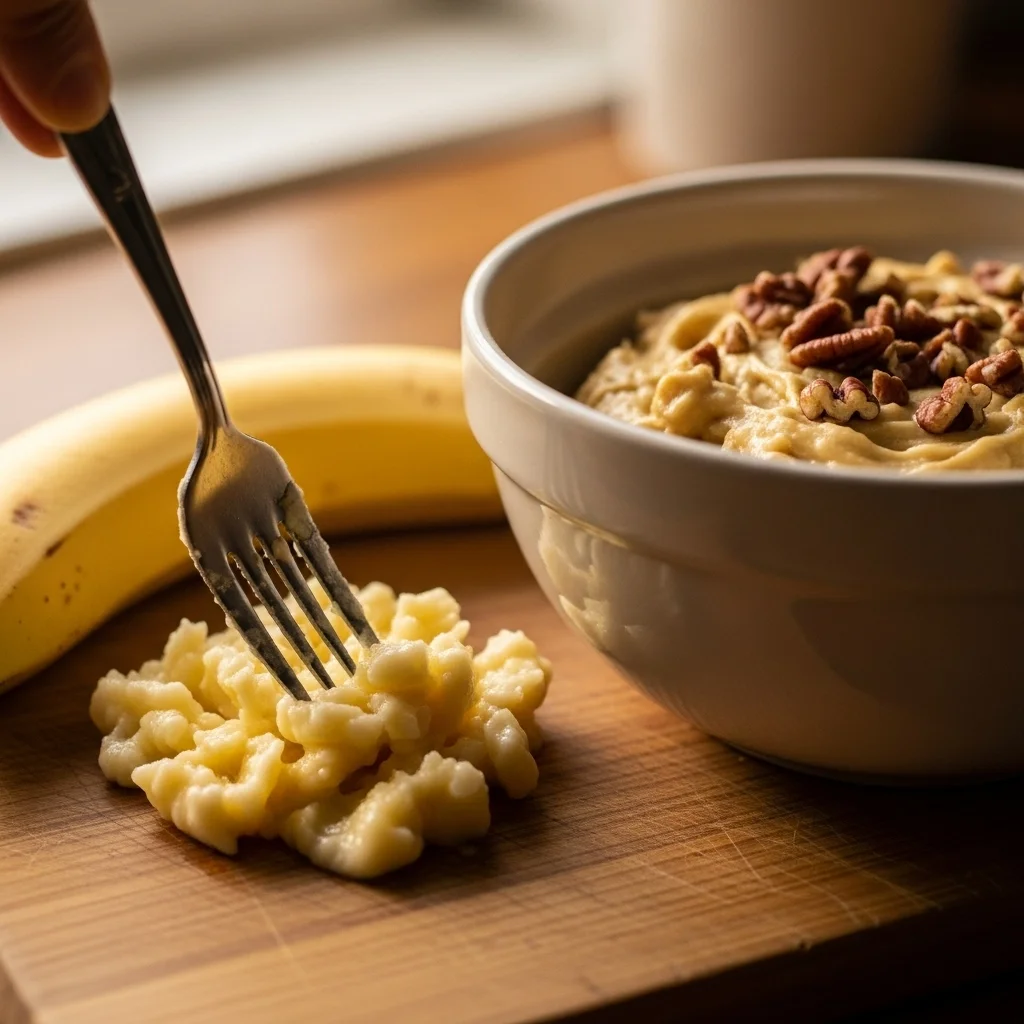 Mix in Mashed Bananas