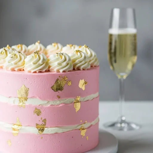 Pink Champagne Sponge Cake
