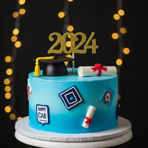 The Year of Graduation Cake