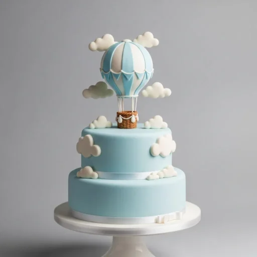 Hot Air Balloon Cake Topper