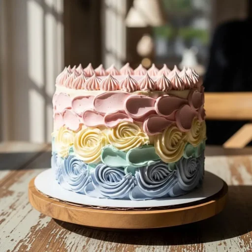 Rustic Buttercream Swirls