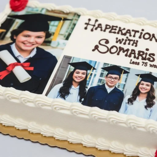 Sheet Cake with Photo Collage