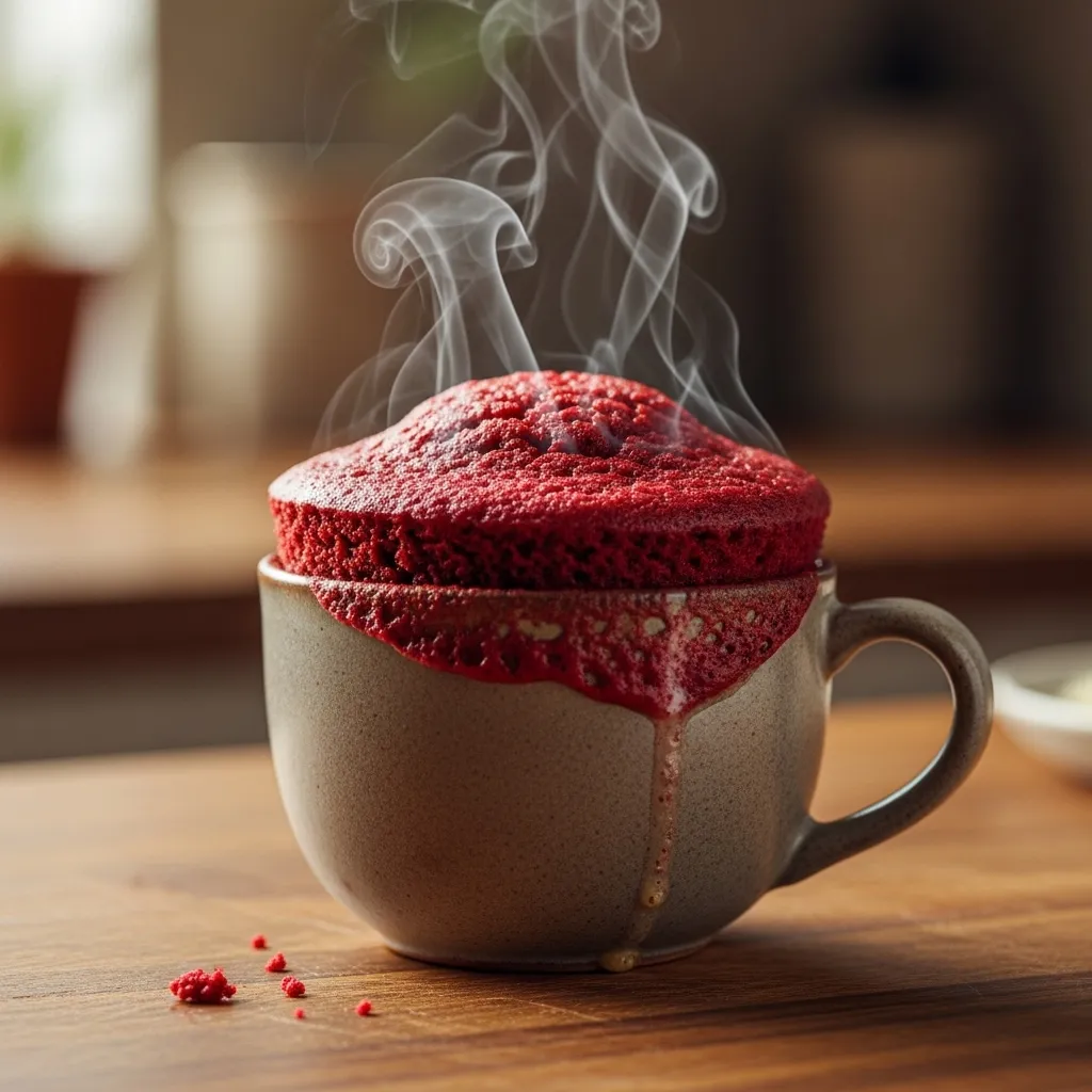 Velvet Mug Cake