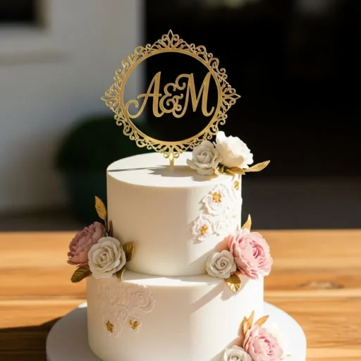 he Monogrammed Topper