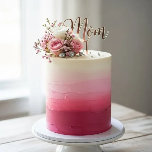 Pink Ombre Buttercream
