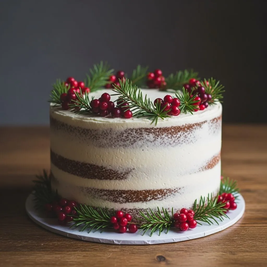 Rustic Naked Cake