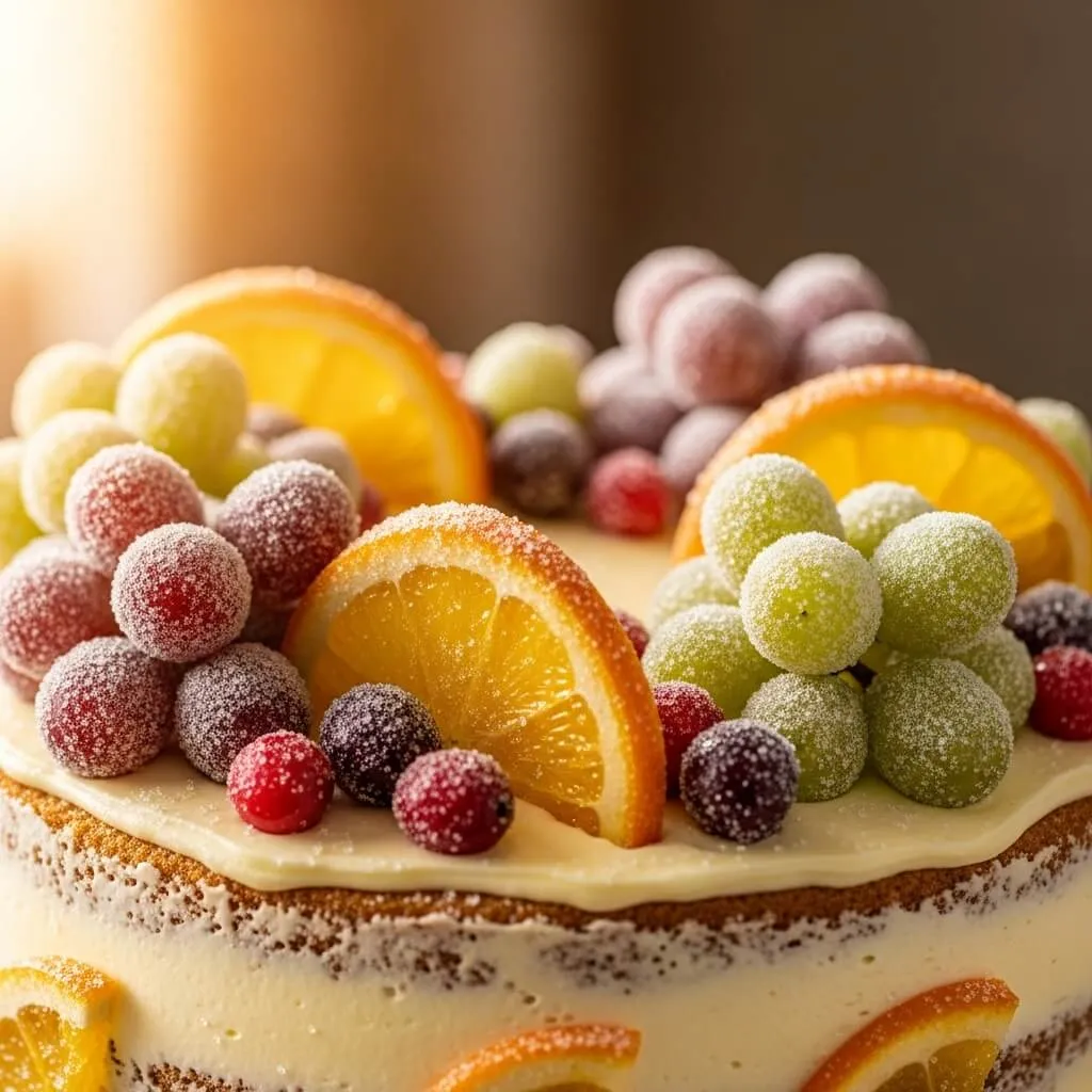 Sugared Fruit Cake