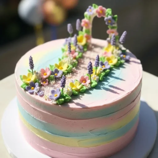 Floral Garden Cake