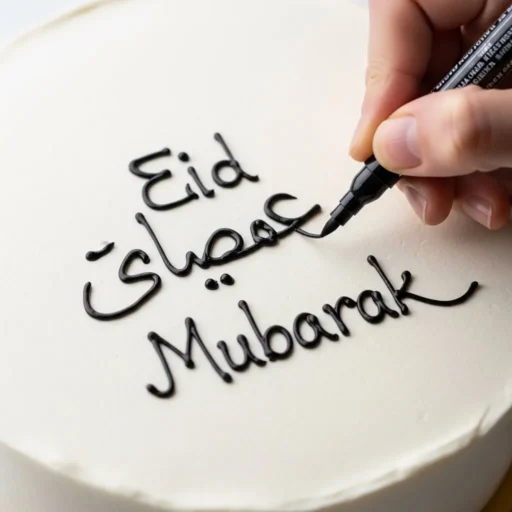 Use Edible Markers for Calligraphy