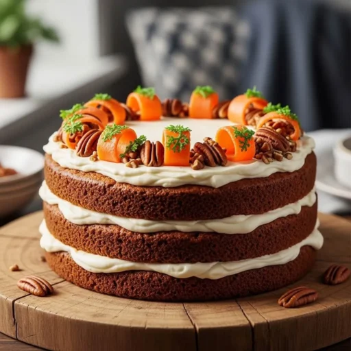 The Classic Carrot Cake with Cream Cheese Frosting