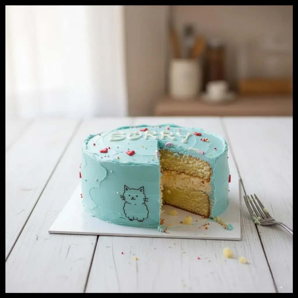 Homemade Sorry Cakes