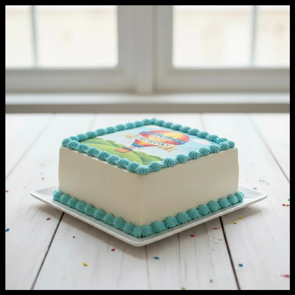 Photo-Printed Homemade Cakes