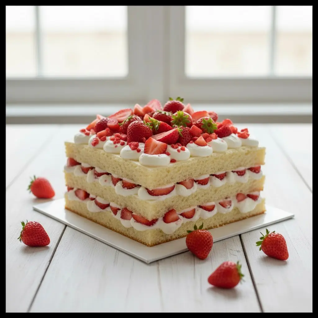 Homemade Strawberry Cakes
